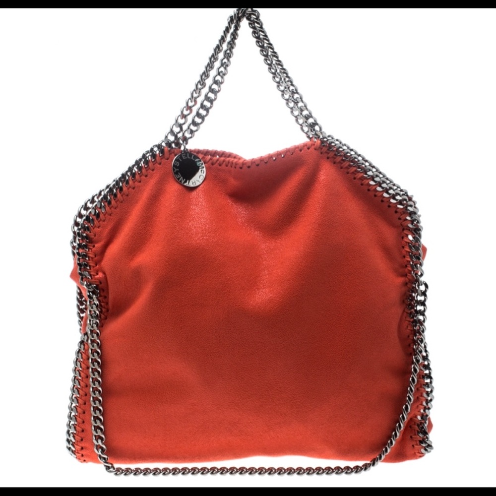 Stella McCartney coral small tote
